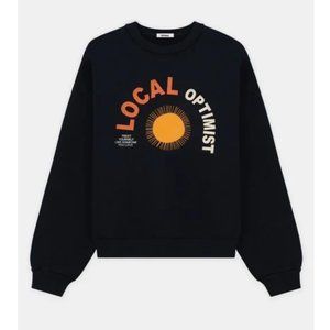 NWT Madhappy Local Optimist Fleece Navy Crewneck Small